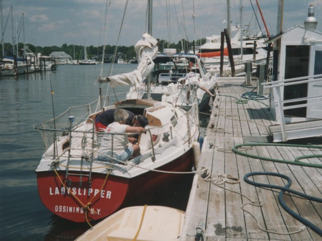 at Connecticut dock