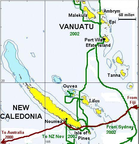 New Caledonia & Vanuatu