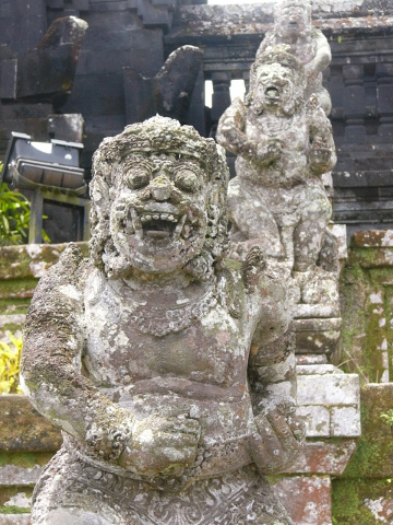 demon sculptures