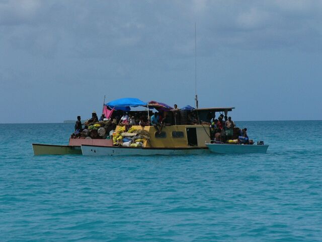 Boat to Tarawa
