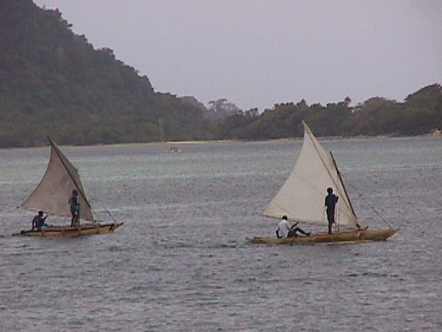 sailing canoe race