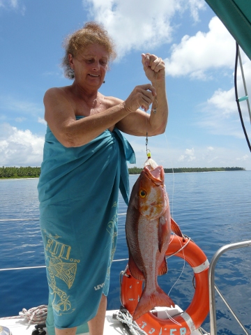 Nina with Snapper