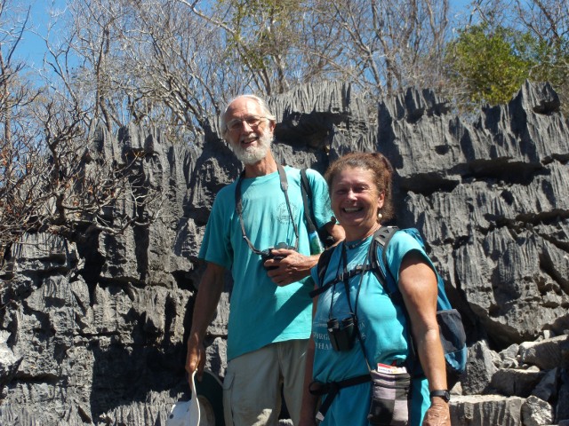 Jerry and Nina in tsingy