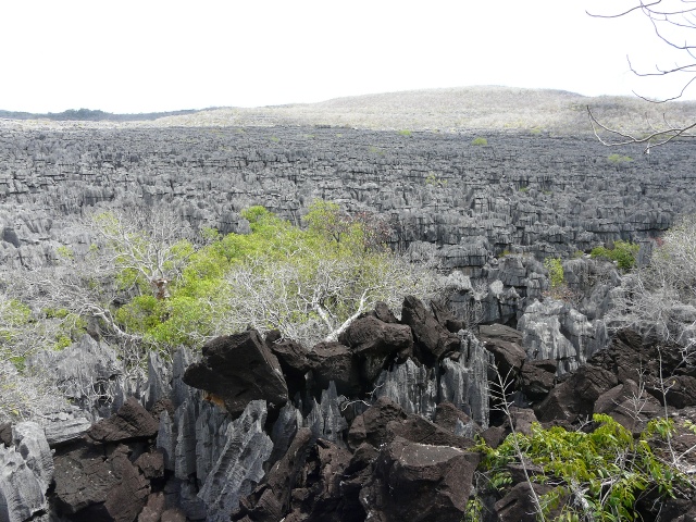 tsingy and volcanic rocks