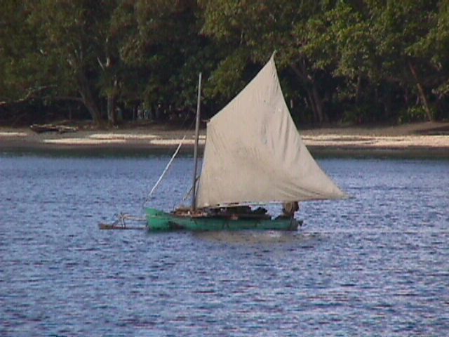 canoe sailing